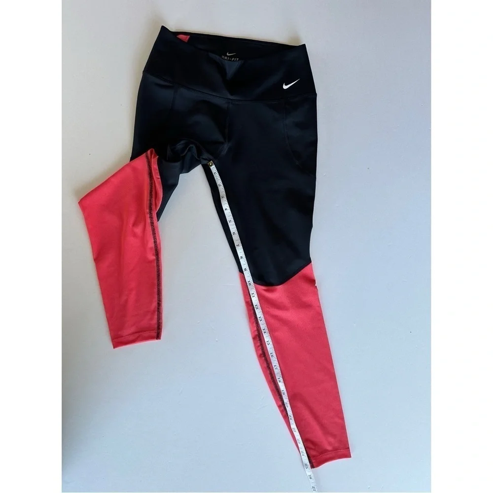 Nike Dri Fit Leggings Size Medium Mesh Colorblock